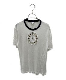 CHANEL（シャネル）の古着「Clock short sleeve T-shirt」｜ホワイト×ブラック