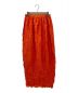 ISSEY MIYAKE (イッセイミヤケ) 皺加工スカート オレンジ サイズ:Ｍ：35000円
