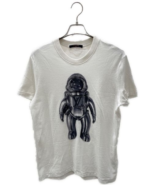 LOUIS VUITTON（ルイ ヴィトン）LOUIS VUITTON (ルイ ヴィトン) Jacquard Spaceman T-shirt ホワイト サイズ:Sの古着・服飾アイテム