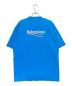 BALENCIAGA (バレンシアガ) プリントロゴTシャツ ブルー サイズ:XXS：50000円