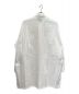 PRADA (プラダ) インターシャ ポプリン シャツドレス ワンピース  ホワイト サイズ:36：110000円
