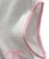 中古・古着 CHANEL (シャネル) Cotton Sleeveless Knit ホワイト×ピンク サイズ:38：50000円