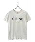 CELINE（セリーヌ）の古着「ロゴ ルーズ クルーネックカットソー」｜ホワイト