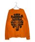CHROME HEARTS (クロムハーツ) ロングプリントTシャツ オレンジ サイズ:XL：49800円