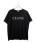 CELINE（セリーヌ）の古着「スタッズ プリント Tシャツ」｜ブラック