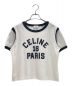 CELINE（セリーヌ）の古着「ロゴリンガーTシャツ」｜ホワイト×ブラック