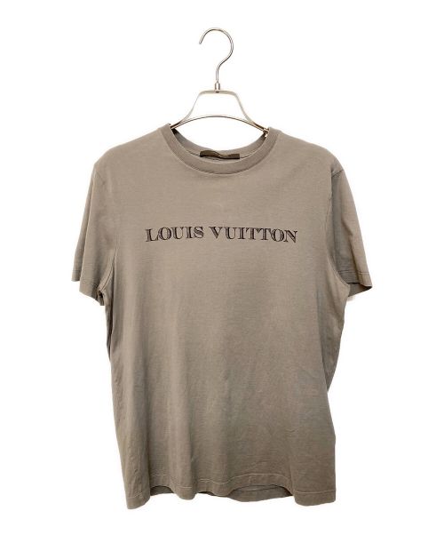 LOUIS VUITTON（ルイ ヴィトン）LOUIS VUITTON (ルイ ヴィトン) ロゴクルーネックTシャツ グレー サイズ:XSの古着・服飾アイテム