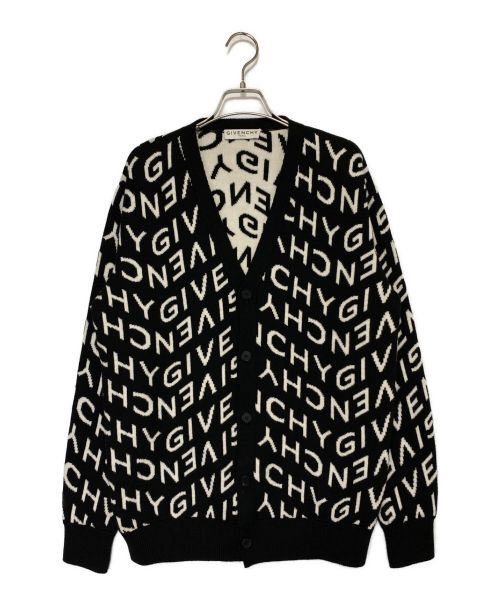GIVENCHY（ジバンシィ）GIVENCHY (ジバンシィ) Refracted Logo Cardigan ブラック サイズ:Sの古着・服飾アイテム