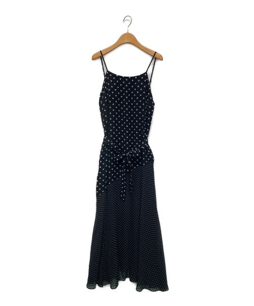 Estella.K（エステラケー）Estella.K (エステラケー) Aviana Dress -BLK x wht dot- ブラック×ホワイト サイズ:Fの古着・服飾アイテム