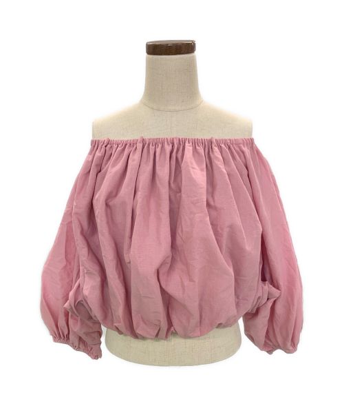 NAVE（ネイブ）NAVE (ネイブ) リリー バルーンスリーブブラウス ピンク サイズ:1の古着・服飾アイテム