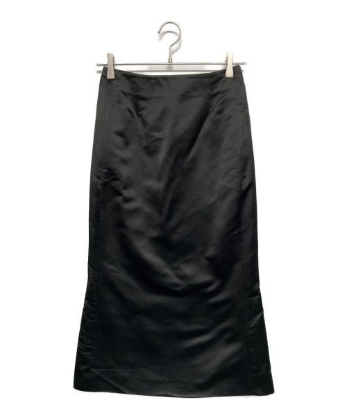 OLIVIER THEYSKENS（オリヴィエ ティスケンス）OLIVIER THEYSKENS (オリヴィエ ティスケンス) シルク光沢マーメイドラインスカート ブラック サイズ:SIZE 36の古着・服飾アイテム