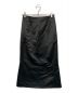 OLIVIER THEYSKENS（オリヴィエ ティスケンス）の古着「シルク光沢マーメイドラインスカート」｜ブラック