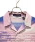 中古・古着 LOUIS VUITTON (ルイ ヴィトン) ジャガードオープンカラーシャツ/ハワイアンシャツ バイオレット サイズ:M：100000円