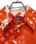 中古・古着 LOUIS VUITTON (ルイ ヴィトン) ペイズリーモノグラムシャツ オレンジ サイズ:M：120000円