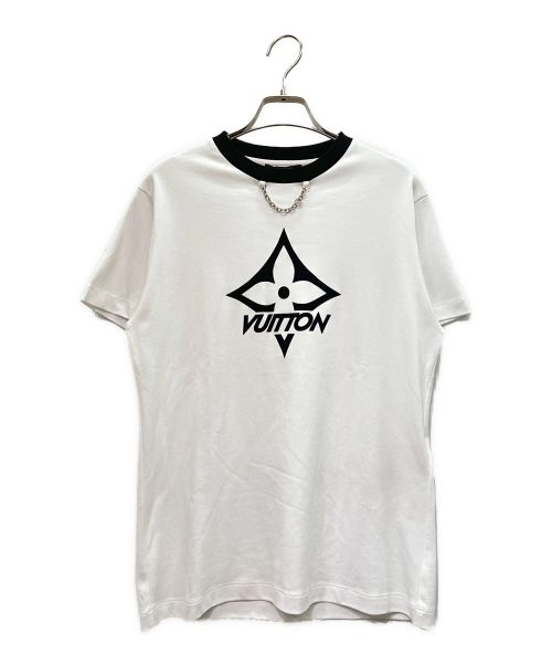 LOUIS VUITTON（ルイ ヴィトン）LOUIS VUITTON (ルイ ヴィトン) LV Snowflake T-Shirt ホワイト×ブラック サイズ:Mの古着・服飾アイテム