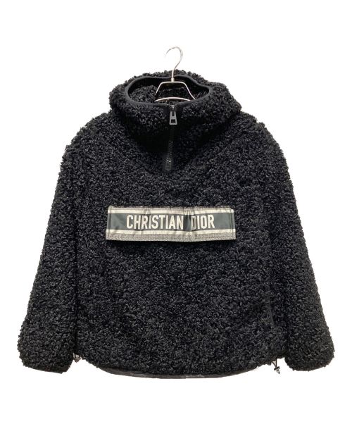 Christian Dior（クリスチャン ディオール）Christian Dior (クリスチャン ディオール) Anorak Fleece Hoodie ブラック サイズ:XSの古着・服飾アイテム