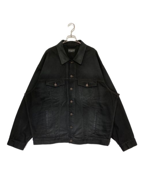 BALENCIAGA（バレンシアガ）BALENCIAGA (バレンシアガ)  HAND DRAWN BB ICON Oversized Jacket ブラック サイズ:2の古着・服飾アイテム