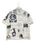 DIOR HOMME (ディオール オム) ERL (イーアールエル) ニュースペーパーシャツ ホワイト×ブラック サイズ:41：80000円