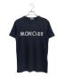 MONCLER（モンクレール）の古着「ロゴプリントTシャツ」｜ブラック×ホワイト