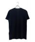 MONCLER (モンクレール) ロゴプリントTシャツ ブラック×ホワイト サイズ:XS：25000円