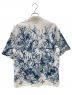 LOUIS VUITTON (ルイ ヴィトン) Monogram open collar shirt ホワイト×ブルー サイズ:S：130000円