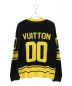 LOUIS VUITTON (ルイ ヴィトン) LVインタルシアフットボールニットトレーナー セーター ブラック×イエロー サイズ:M：120000円