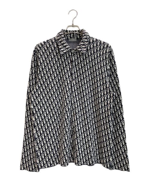 Dior（ディオール）Dior (ディオール) Oblique Overshirt ネイビー サイズ:Lの古着・服飾アイテム