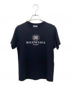 BALENCIAGAバレンシアガ）の古着「ロゴプリントTシャツ」｜ブラック