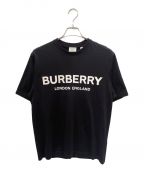 BURBERRYバーバリー）の古着「ロゴプリント Tシャツ」｜ブラック