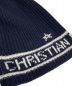 中古・古着 Christian Dior (クリスチャン ディオール) ロゴビーニー ネイビー サイズ:‐：50000円