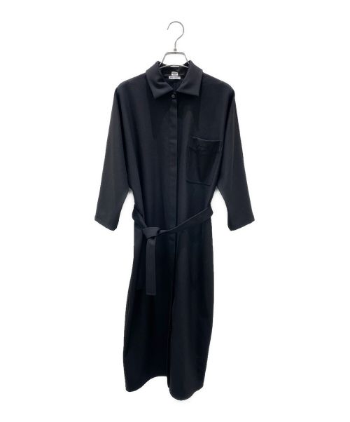 HERMES（エルメス）HERMES (エルメス) シャツワンピース ブラック サイズ:34の古着・服飾アイテム