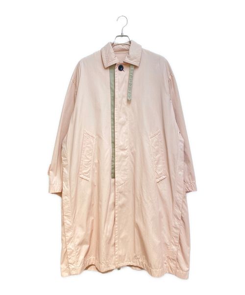 sacai（サカイ）sacai (サカイ) eric haze (エリックヘイズ) 23SS バック刺繍コート ライトピンク サイズ:2の古着・服飾アイテム