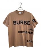 BURBERRYバーバリー）の古着「ホースフェリーTシャツ」｜ブラウン