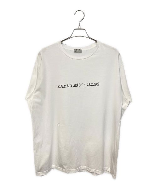 DIOR HOMME（ディオール オム）DIOR HOMME (ディオール オム) ロゴ刺繍Tシャツ/Embroidery Logo Printing T-Shirt （エンブロイダリーロゴプリンティングTシャツ） ホワイト サイズ:XLの古着・服飾アイテム