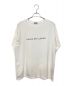 DIOR HOMME（ディオール オム）の古着「ロゴ刺繍Tシャツ/Embroidery Logo Printing T-Shirt （エンブロイダリーロゴプリンティングTシャツ）」｜ホワイト
