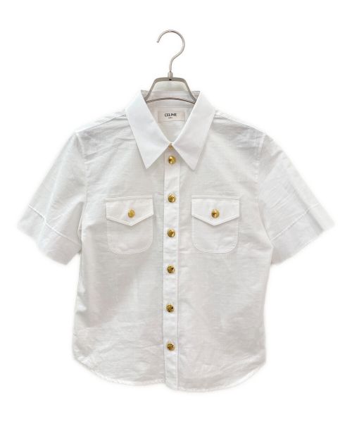 CELINE（セリーヌ）CELINE (セリーヌ) チェルシーシャツ ホワイト サイズ:36の古着・服飾アイテム