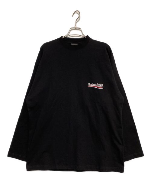 BALENCIAGA（バレンシアガ）BALENCIAGA (バレンシアガ) ロングスリーブTシャツ ブラック サイズ:Lの古着・服飾アイテム