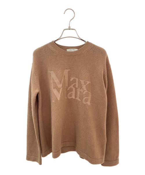 'S Max Mara（エスマックスマーラ）'S Max Mara (エスマックスマーラ) ロゴニット ブラウン サイズ:Sの古着・服飾アイテム