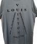 中古・古着 LOUIS VUITTON (ルイ ヴィトン) フロッキークロスロゴTシャツ ネイビー サイズ:XL：50000円