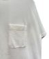 中古・古着 LOUIS VUITTON (ルイ ヴィトン) ダミエ ポケット Tシャツ ホワイト サイズ:S：45000円