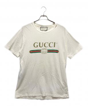 ヴィンテージ加工ロゴTシャツ