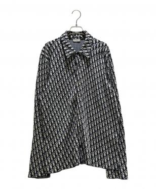 20SS/オブリークオーバーシャツ/Oblique Overshirt Monogram Jacquard Shirt Jacket Logo Pattern/023M550AT099