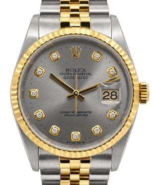 Datejust 36/デイトジャスト36/Ref.16233G/シルバー文字盤