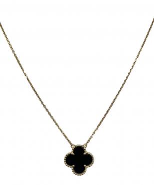 Vintage Alhambra Onyx Necklace ヴィンテージアルハンブラ オニキス ネックレス/VCARA45800