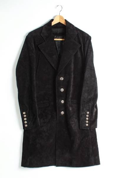 CHROME HEARTS（クロムハーツ）ケルティックボタン スウェードウエスタンコートの古着・服飾アイテム