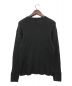 CIOTA (シオタ) ツータックワッフル ロングTシャツ ブラック サイズ:5：6800円