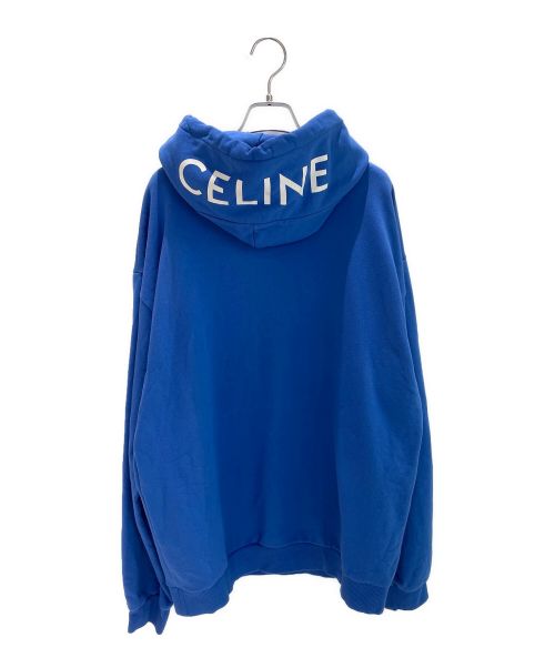 CELINE（セリーヌ）CELINE (セリーヌ) プリント ルーズ スウェット ブルー サイズ:XLの古着・服飾アイテム