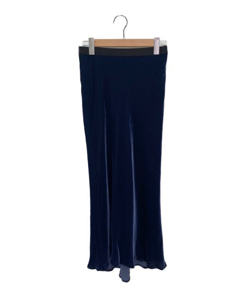 SCENTOF（セントオブ）SCENTOF (セントオブ) ベロアロングスカート ネイビー サイズ:FREEの古着・服飾アイテム