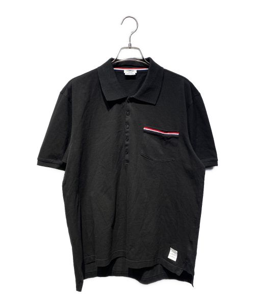 Thom Browne（トムブラウン）Thom Browne (トムブラウン) ポロシャツ ブラック サイズ:4の古着・服飾アイテム
