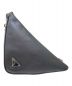 PRADA (プラダ) Leather Prada Triangle pouch ブラック サイズ:-：158000円